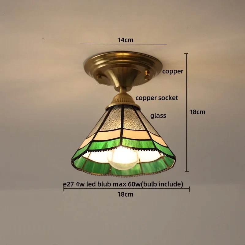DecorBites™ Glass Flower LED Ceiling Lights - Modern Nordic Canopy Lamparas Techo