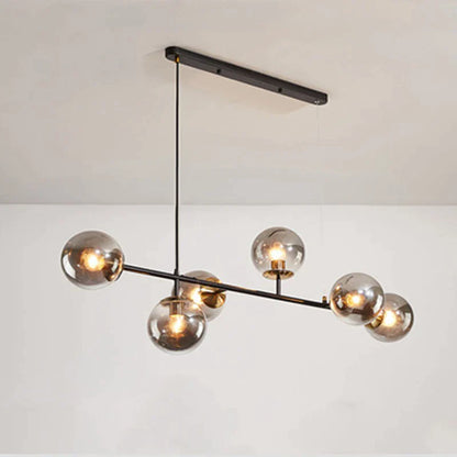 DecorBites™ Glass Ball Pendant Chandelier: Modern Nordic Art Ceiling Lighting for Dining Room & LOFT