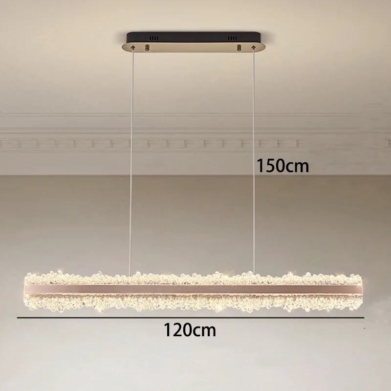 Bronze LED Pendant Light 120cm Dimmable