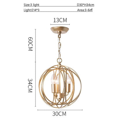 DecorBites™ Gold Crystal Chandelier: Modern Dining Room Kitchen Bedroom Ceiling Light