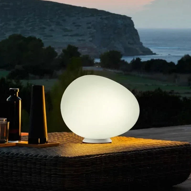 DecorBites™ Glass Floor Lamp for Living Room Bedroom Study Desk Decor Light