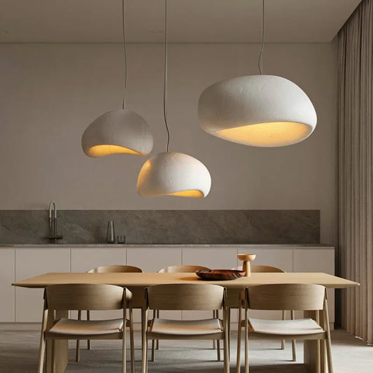 DecorBites™ Handmade Wabi Sabi LED Chandelier Modern Bedroom Lighting Pendant Lamp
