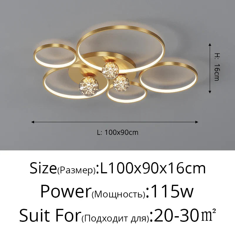 DecorBites™ Gypsophila Chandelier: Modern Ceiling Light for Living Room, Bedroom, Home.