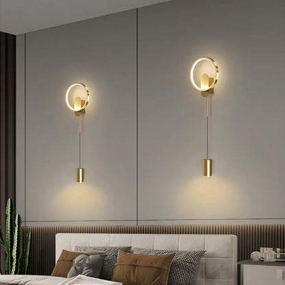 DecorBites™ Gold LED Wall Light 24W Modern Nordic Wall Lamp for Home Decor