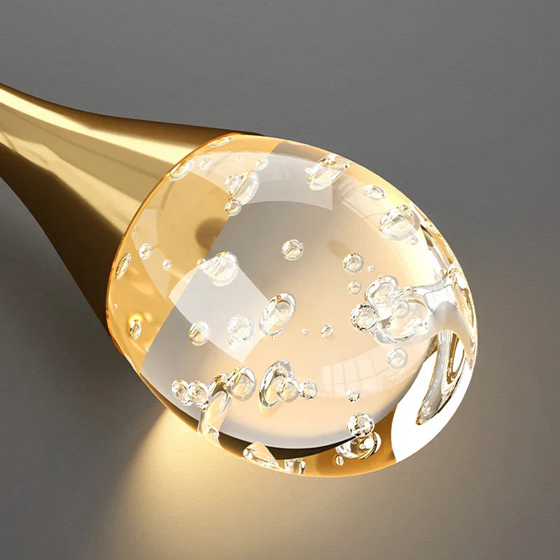 DecorBites™ Crystal Bubble Chandelier: Modern Luxury Lighting for Home, Dining, Bedroom & Stairwell