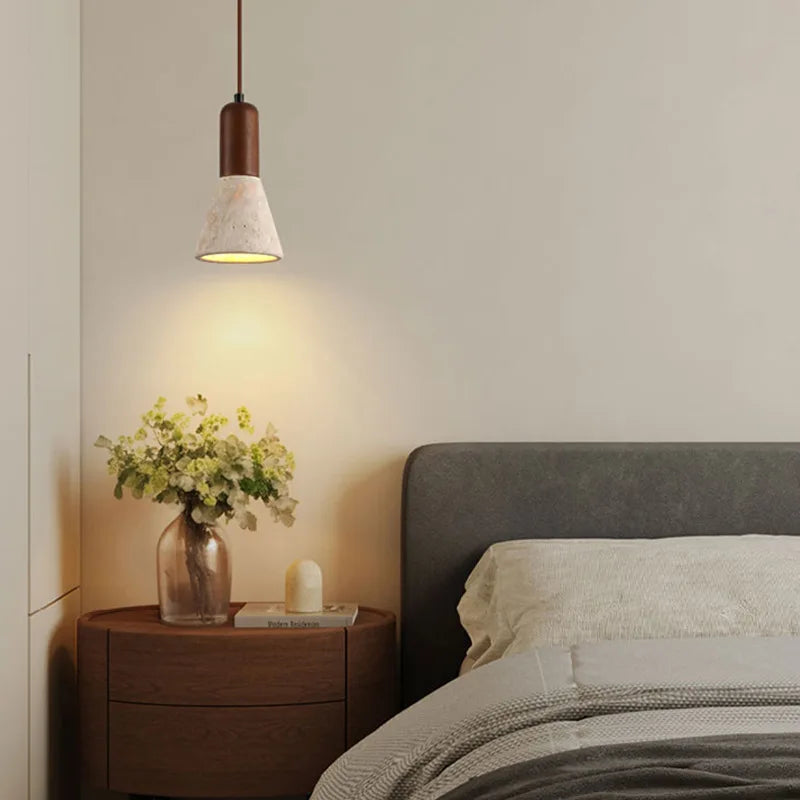 Travertine Wabi Sabi Lamp