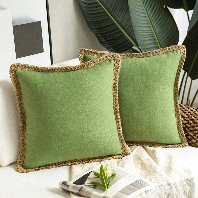 Cotton Linen Cushion Cover
