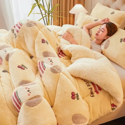 Wool Blanket Thick Warm Winter