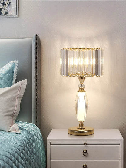 DecorBites™ Crystal Desk Lamp: Modern High-End Decorative Bedside Light