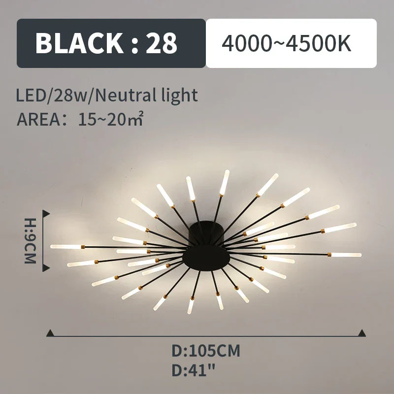 LED Fireworks Pendant Lamp