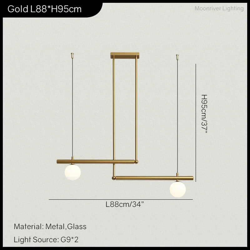 Minimalist Linear Pendant Light
