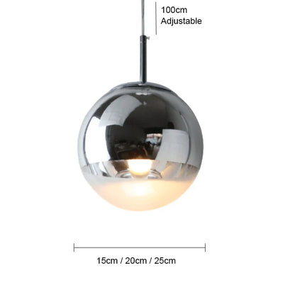 Nordic Gold Ball Pendant Light