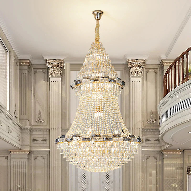 DecorBites™ Light Luxury Crystal Chandelier - Post-modern Bedroom Dining Room Living Room Elegant Design
