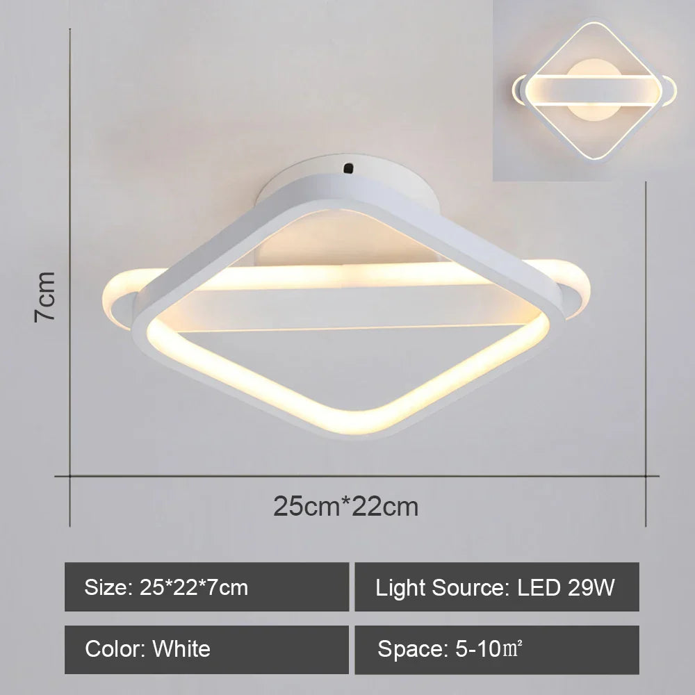 DecorBites™ LED Ceiling Light for Modern Living Room Bedroom Lighting