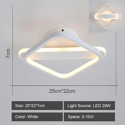 DecorBites™ LED Ceiling Light for Modern Living Room Bedroom Lighting