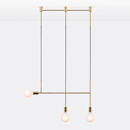 DecorBites™ Geometric Iron Pendant Lights for Dining Bedroom Cafe Indoor Decor