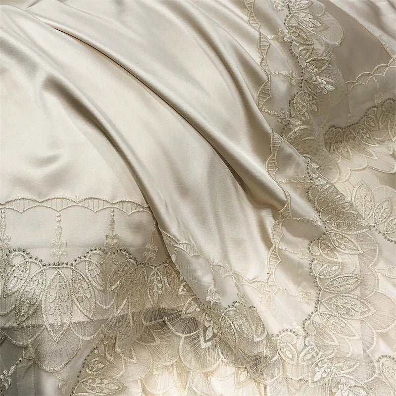 Silk Cotton Patchwork Bedding