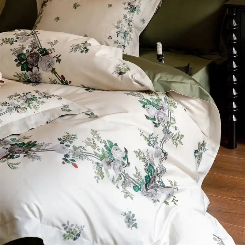 DecorBites™ American Pastoral 1000TC Egyptian Cotton Floral Bedding Set