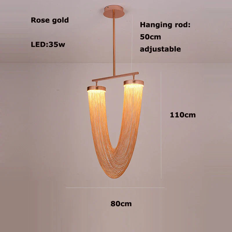 Aluminum Foyer Ceiling Chandelier