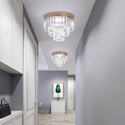 DecorBites™ Crystal LED Ceiling Chandelier for Kitchen Island, Living Room, Dining Room Lighting