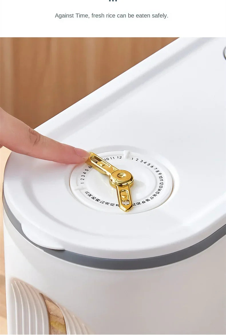 Transparent Plastic Rice Dispenser