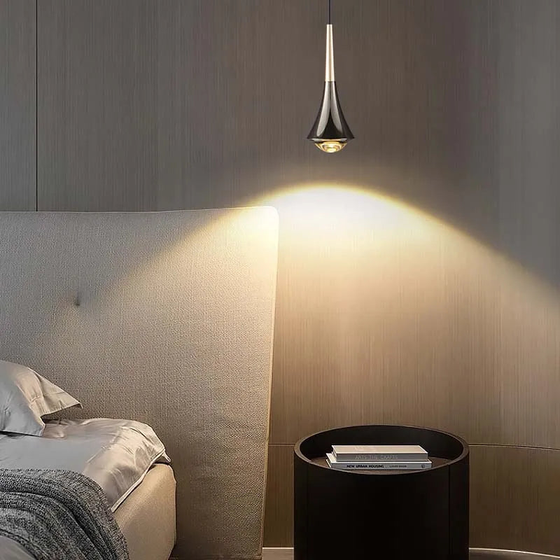 Modern Gold Adjustable Cord Pendant Light