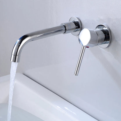 Brass Wall Mounted Bathroom Faucet