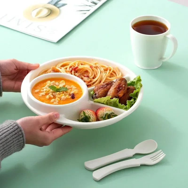 DecorBites™ Bariatric Portion Control Plate for Weight Loss and Meal Planning