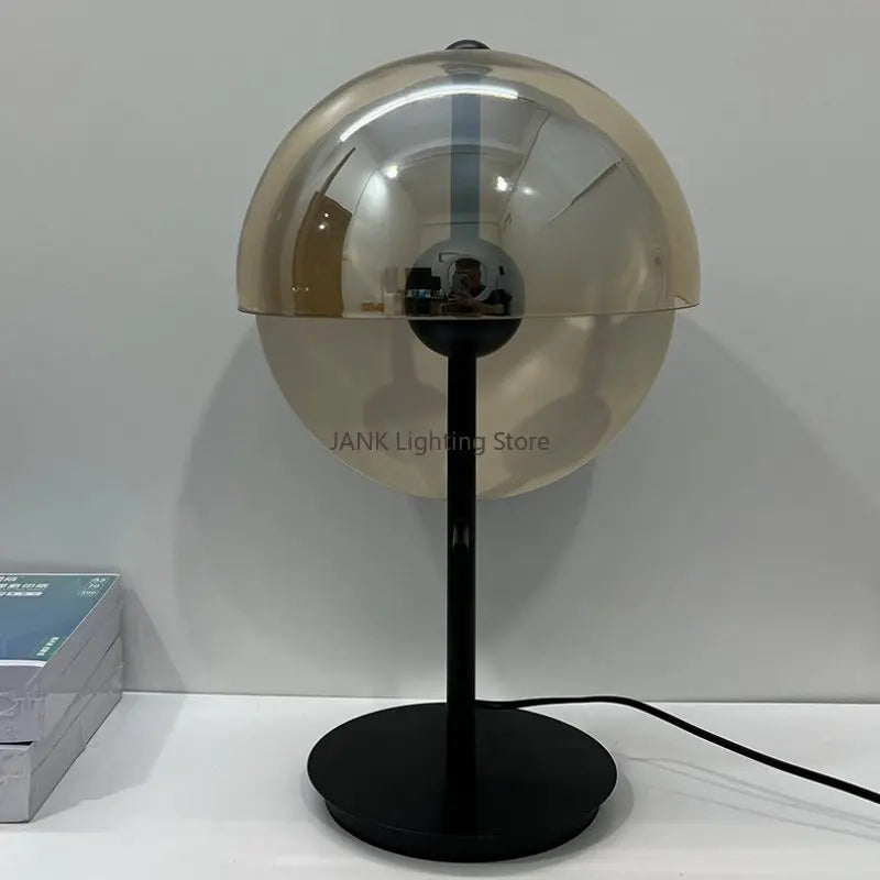 DecorBites™ Glass Hemisphere LED Floor Lamp for Bedroom Living Room, High-end Decor Lighting