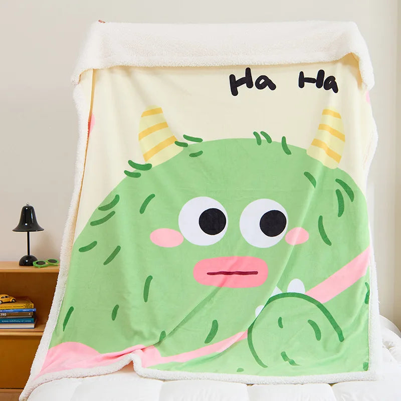 Lamb Fleece Printed Blanket