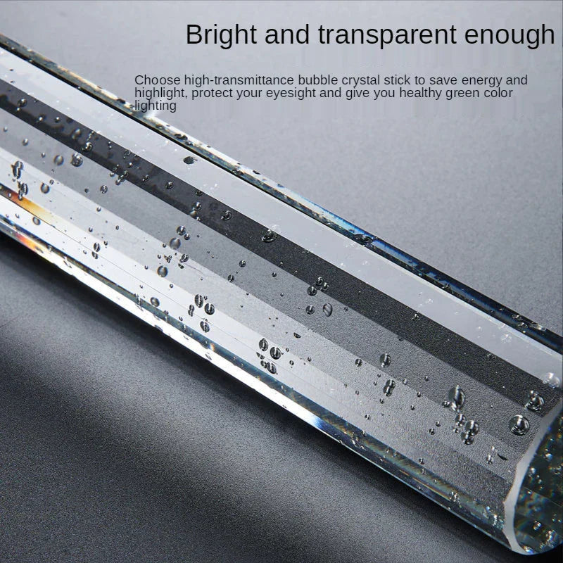 DecorBites™ Crystal Wall Light: Modern LED Long Lamp for Bedrooms, Living Rooms, and Stairs