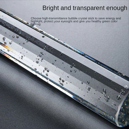 DecorBites™ Crystal Wall Light: Modern LED Long Lamp for Bedrooms, Living Rooms, and Stairs