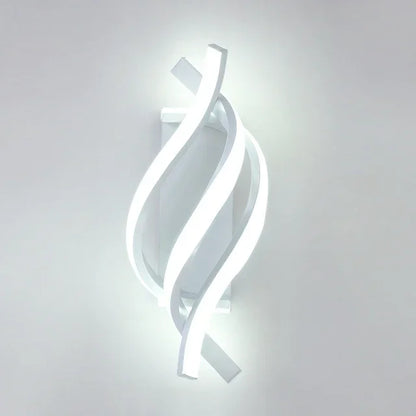 DecorBites™ LED Wall Lamps Black White Light for Indoor Living Bedroom, Modern Design