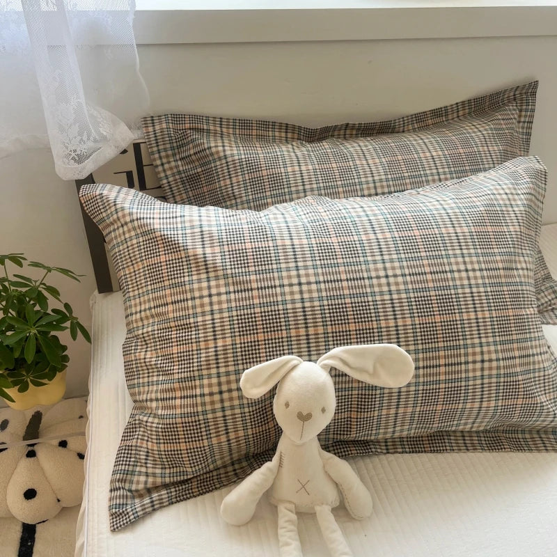 Floral Cotton Pillowcase Set