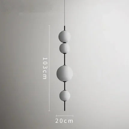DecorBites™ Glass Ball LED Pendant Light for Modern Restaurant, Cafe, Bedroom & Kitchen