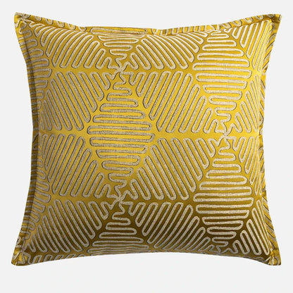 DecorBites™ Baroque Floral Geometry Jacquard Cushion Covers - European Classical Decor, 45x45cm