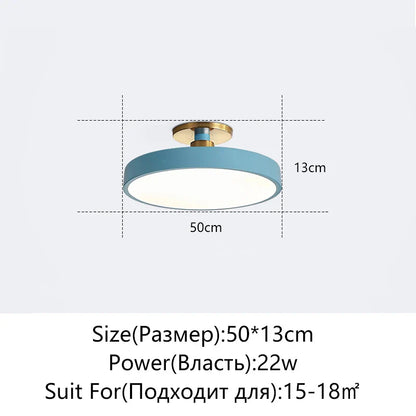 DecorBites™ LED Ceiling Lamp for Living Room Study Child Bedroom Indoor Lighting