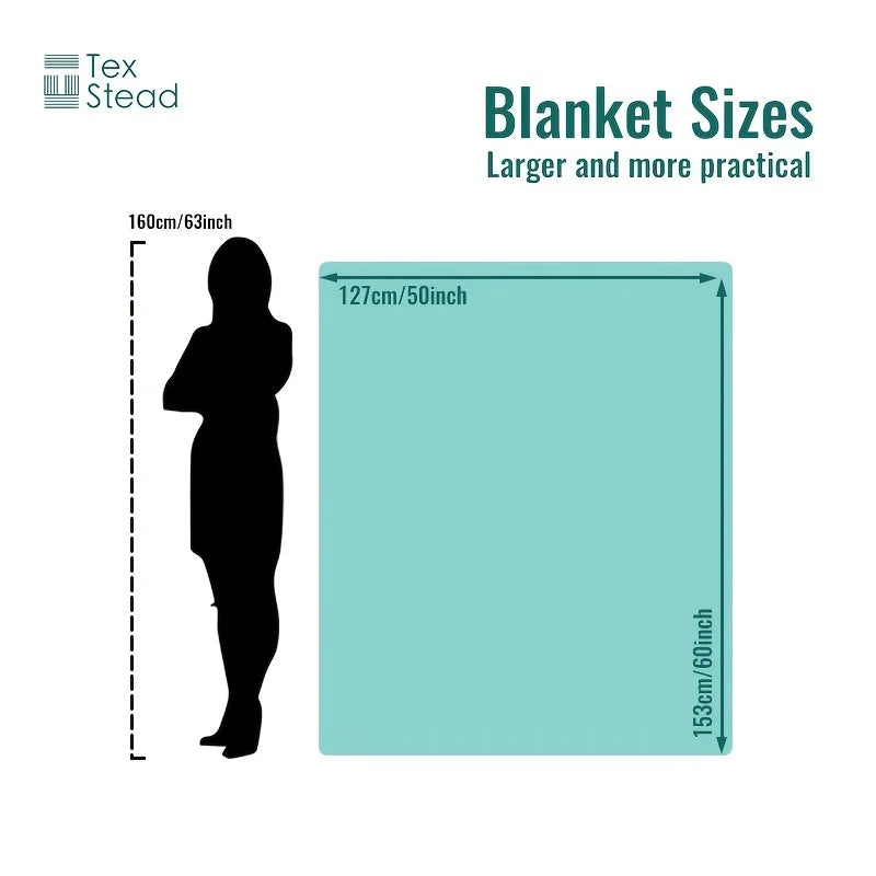 DecorBites™ Electric Heated Blanket Throw: 10 Temp Settings, Auto Shut Off, Machine Washable