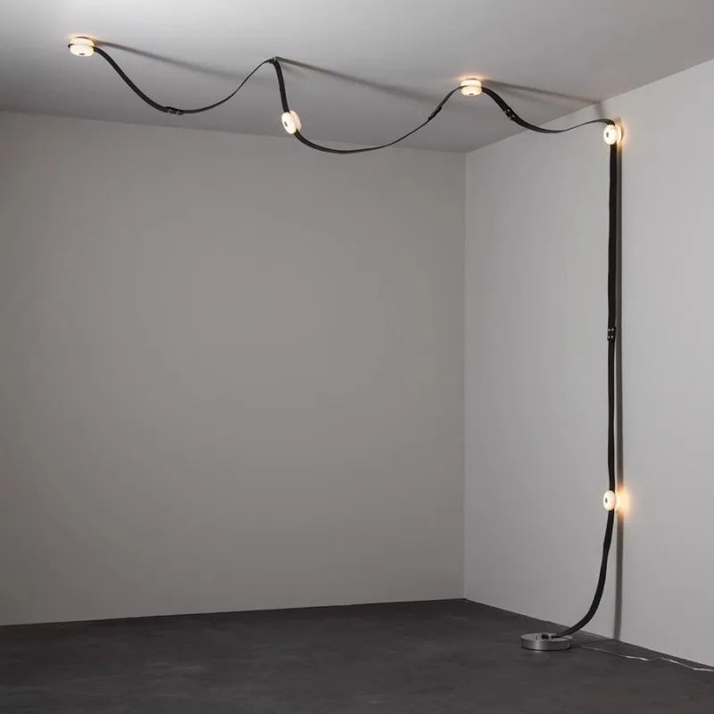 Leather Marble Ceiling Light