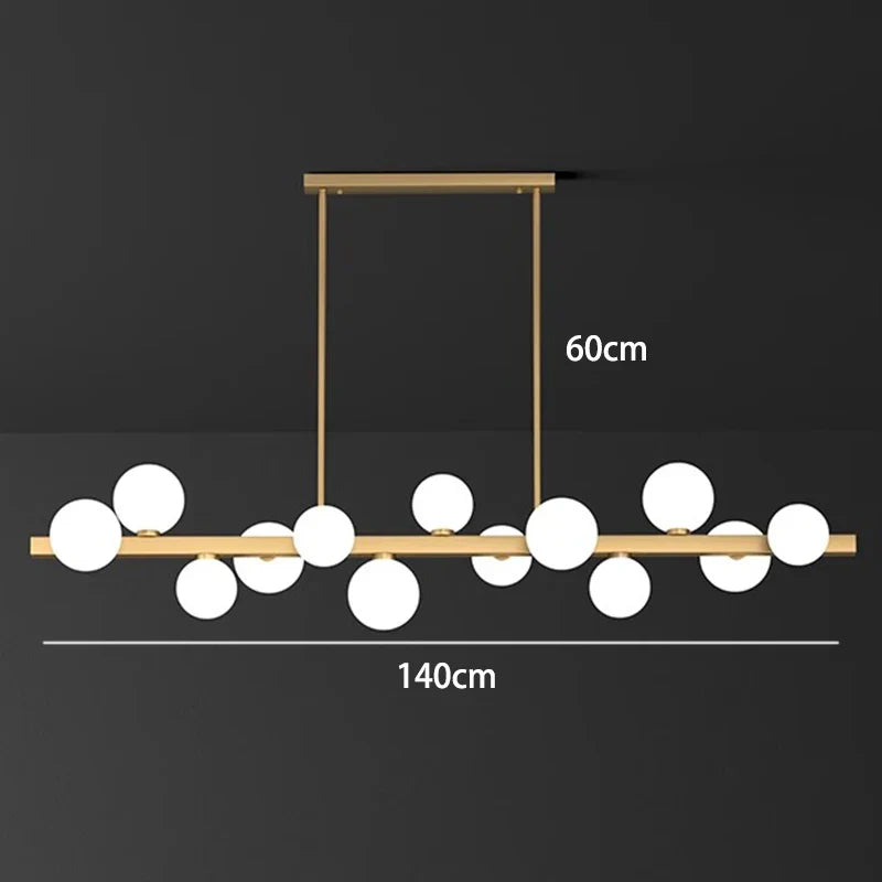 DecorBites™ LED Pendant Chandeliers for Modern Home Decor and Indoor Lighting
