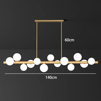 DecorBites™ LED Pendant Chandeliers for Modern Home Decor and Indoor Lighting