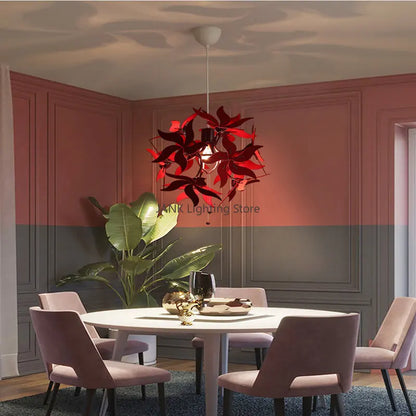 DecorBites™ Luxe Bauhinia Chandelier: Elegant LED Decor for Store, Bedroom & More
