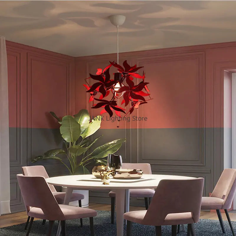 Gold Bauhinia LED Chandelier