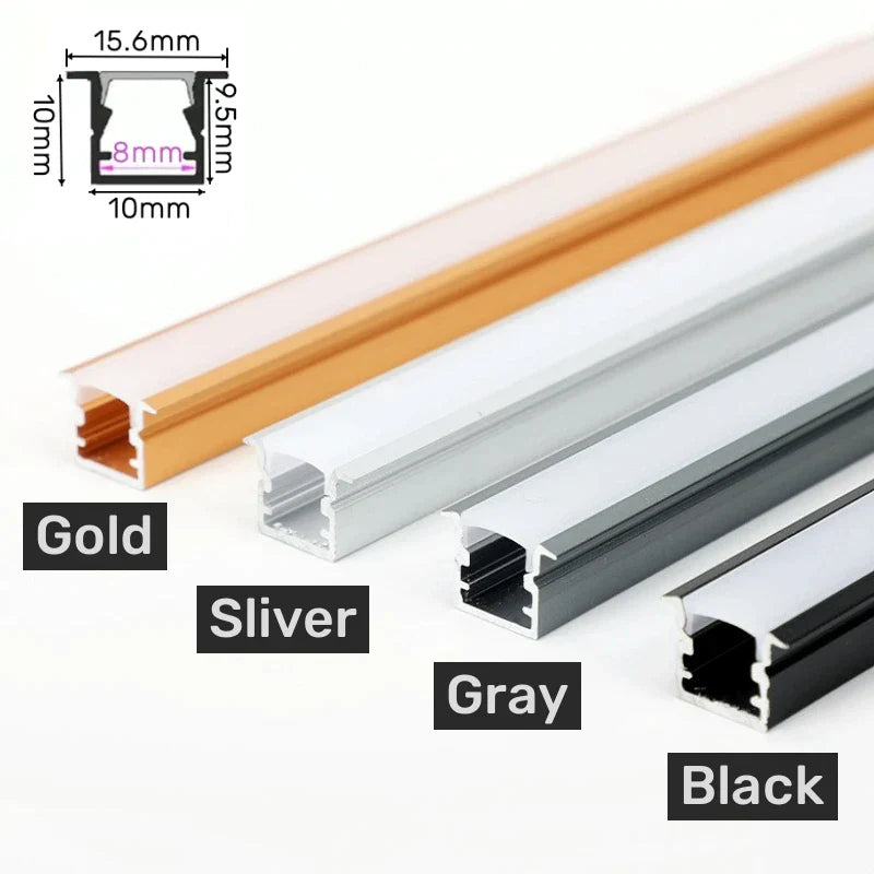 Aluminum Recessed Bar Light