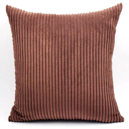 DecorBites™ Corduroy Pillow Cover: Striped Cushion for Sofa Bed - Nordic Home Decor