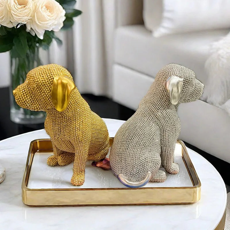 Resin Labrador Dog Statue
