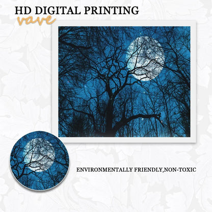 DecorBites™ Forest Tree Landscape Tapestry Wall Hanging for Aesthetic Room Decor