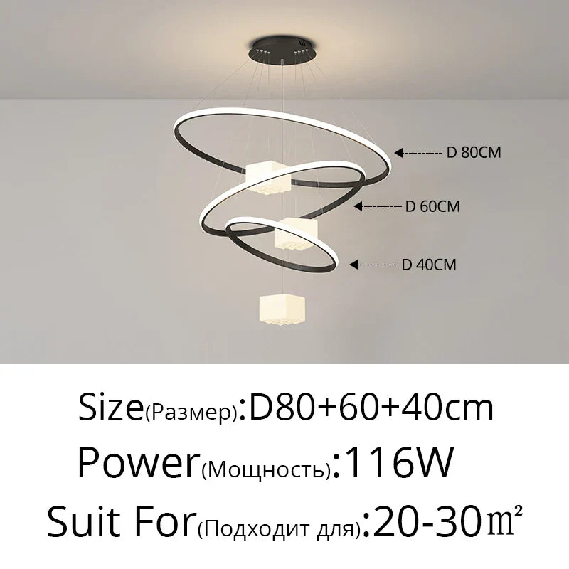 White LED Hanging Light