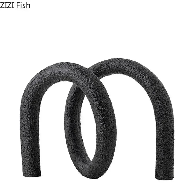 DecorBites™ Abstract Twisted Knot Sculpture for Room Aesthetics Decor