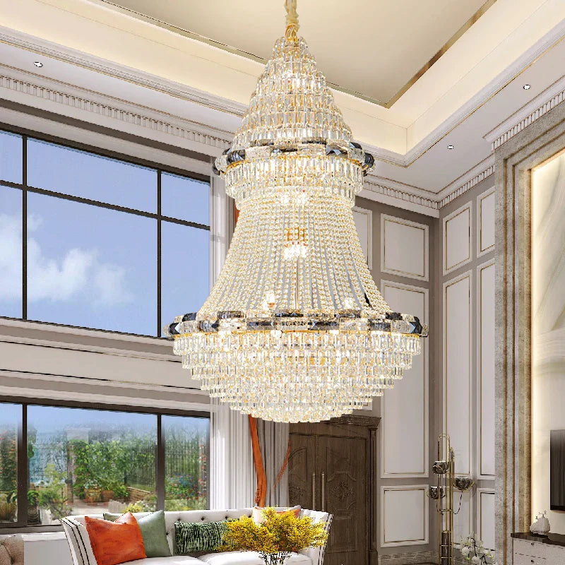 DecorBites™ Light Luxury Crystal Chandelier - Post-modern Bedroom Dining Room Living Room Elegant Design